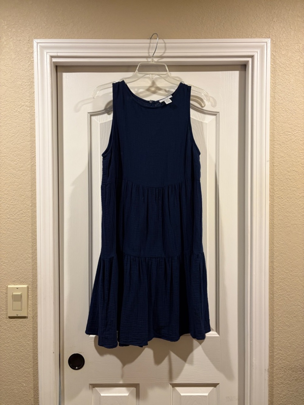 London times women’s soft Navy Sleeveless Dress size M never wore - Picture 5 of 7